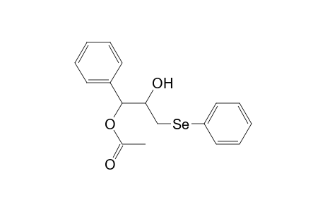 2-Hydroxy-1-phenyl-3-(phenylseleno)propyl acetate