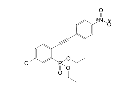 [5-Chloro-2-(4-nitro-phenylethynyl)-phenyl]-phosphonic Acid Diethyl Ester