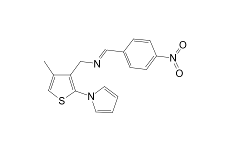 1-{[2'-(3"-p-Nitrobenzylidene)aminomethyl-4"-methyl]thien-2'-yl}-pyrrole