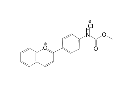 2-(4-Methoxycarbonylaminophenyl)chromeniumchloride