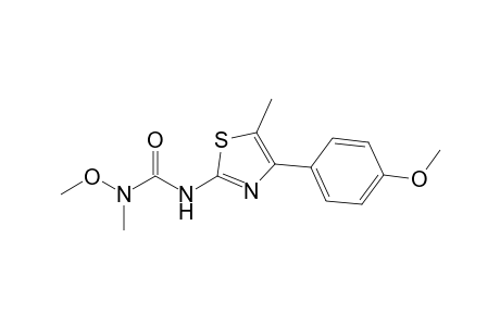 Urea, N-methoxy-N'-[4-(4-methoxyphenyl)-5-methyl-2-thiazolyl]-N-methyl-