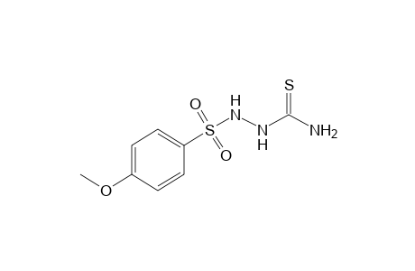 1-{[p-methoxy)phenyl]sulfonyl}-3-thiosemicarbazide