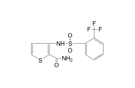 3-(alpha,alpha,alpha-TRIFLUORO-o-TOLUENESULFONAMIDO)-2-THIOPHENECARBOXAMIDE