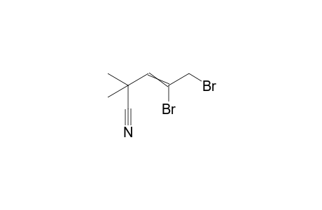 4,5-Dibromo-2,2-dimethylpent-3-enenitrile