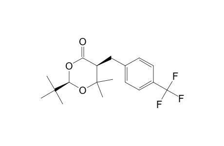 (2R,5S)-2-TERT.-BUTYL-6,6-DIMETHYL-5-(PARA-TRIFLUOROMETHYLBENZYL)-1,3-DIOXAN-4-ONE