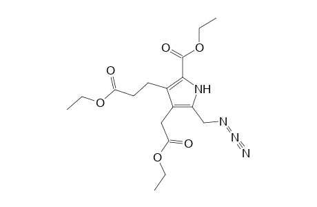 5-Azidomethyl-3-(2-ethoxycarbonyl-ethyl)-4-ethoxycarbonylmethyl-1H-pyrrole-2-carboxylic acid, ethyl ester