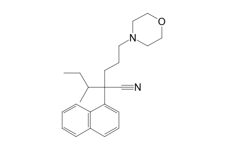 α-sec-butyl-α-(1-naphthyl)-4-morpholinevaleronitrile