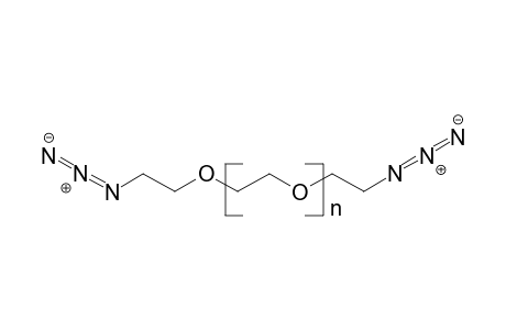 Polyethylene oxide bis azide