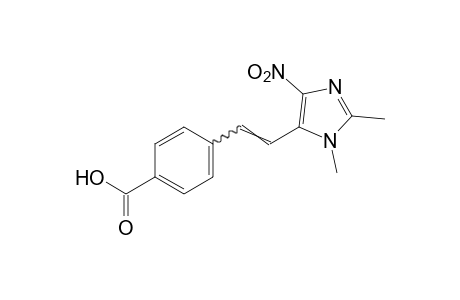 p-[2-(1,2-dimethyl-4-nitroimidazol-5-yl)vinyl]benzoic acid