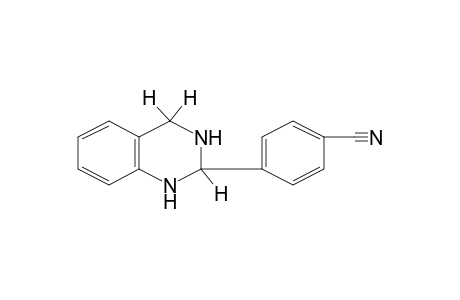 p-(1,2,3,4-tetrahydro-2-quinazolinyl)benzonitrile