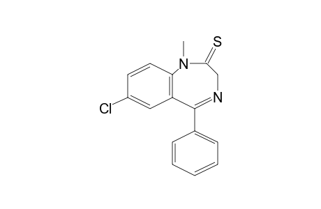 7-Chloro-1-methyl-5-phenyl-1,3-dihydro-2H-1,4-benzodiazepine-2-thione