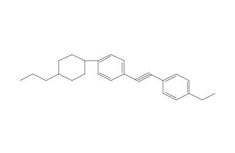 1-Ethyl-4-([4-(4-propylcyclohexyl)phenyl]ethynyl)benzene