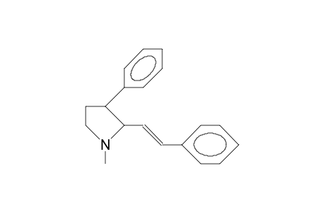 Pyrrolidine, 1-methyl-3-phenyl-2-(2-phenylethenyl)-,[2alpha(E),3beta]-