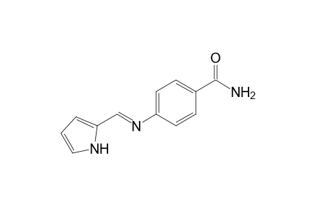4-([(E)-1H-Pyrrol-2-ylmethylidene]amino)benzamide