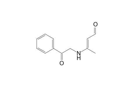 (E)-3-(phenacylamino)-2-butenal