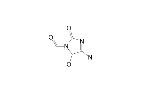 4-Amino-5-hydroxy-2-keto-3-imidazoline-1-carbaldehyde