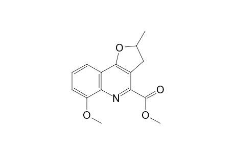 6-Methoxy-2-methyl-4-methoxycarbonyl-2,3-dihydro-furo[3,2-c]quinoline