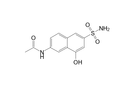 N-(8-hydroxy-6-sulfamoylnaphthalen-2-yl)acetamide