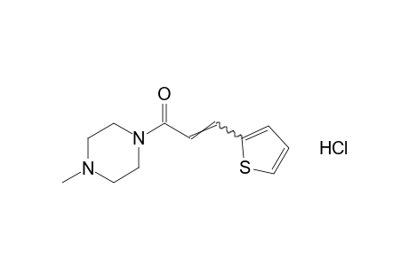 1-methyl-4-(2-thenylideneacetyl)piperazine, monohydrochloride