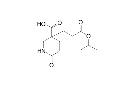 3-piperidinepropanoic acid, 3-carboxy-6-oxo-, 1-methylethyl ester