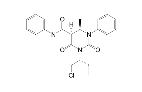 (4R,5R)-1-(2R)-1-Chlorobutan-2-yl)-2,6-dioxo-4-methyl-3-phenyl-5-(N-phenylcarbamoyl)perhydropyrimidine