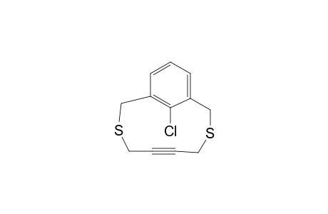 14-Chloro-3,8-dithiabicyclo[8.3.1]tetradeca-1(14),10,12-trien-5-yne