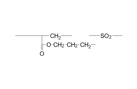 Poly(butyl acrylate sulfone)