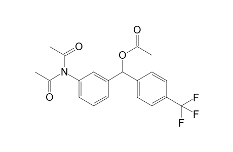 (3-(N-acetylacetamido)phenyl)(4-(trifluoromethyl)phenyl)methyl acetate