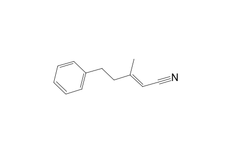 (E)-3-Methyl-5-phenylpent-2-enenitrile