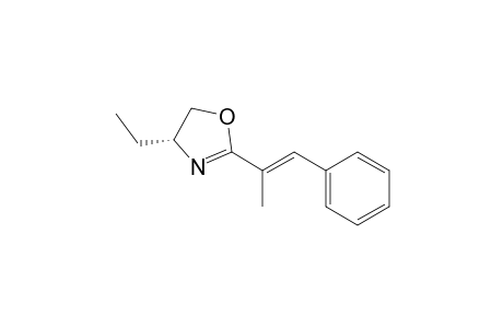 (4R,E)-4-Ethyl-2-(1-phenylpropen-2-yl)-4,5-dihydro-1,3-oxazole