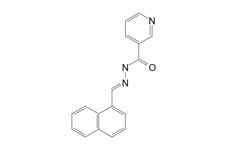 nicotinic acid, [(1-naphthyl)methylene]hydrazide