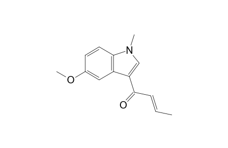 5-Methoxy-1-methyl-3-(1-oxobut-2-enyl)indole