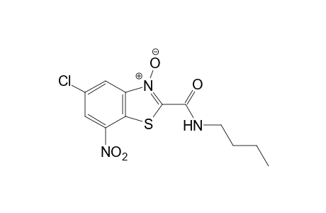 N-butyl-5-chloro-7-nitro-2-benzothiazolecarboxamide, 3-oxide