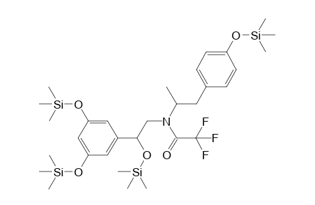 Fenoterol, N-TFA-O,O',O'',O'''-tetrakis-TMS