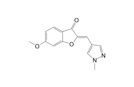 3-Benzofuranone, 6-methoxy-2-[(1-methyl-1H-pyrazol-4-yl)methylidene]-