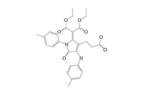 (E)-[1-(p-Tolyl)-3-[(p-tolyl)amino]-4-carboxyethyl-2-oxopyrrol-5-ylidene]dicarboxylic acid diethyl ester