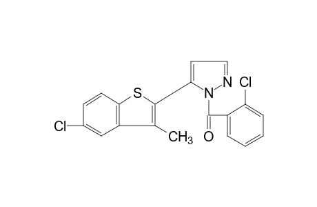 1-(o-chlorobenzoyl)-5-(5-chloro-3-methylbenzo[b]thien-2-yl)pyrazole
