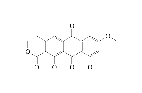 1,8-Dihhydroxy-6-methoxy-2-methoxycarbonyl-3-methyl-9,10-anthraquinone