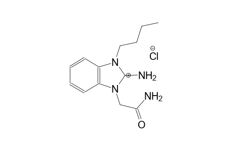 1-(2-amino-2-oxoethyl)-3-butyl-1H-benzo[d]imidazol-2(3H)-iminium chloride