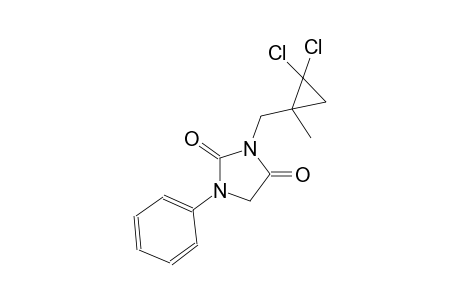 3-[(2,2-dichloro-1-methylcyclopropyl)methyl]-1-phenyl-2,4-imidazolidinedione