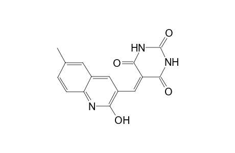 5-[(2-hydroxy-6-methyl-3-quinolinyl)methylene]-2,4,6(1H,3H,5H)-pyrimidinetrione