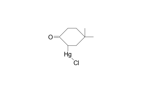 4,4-Dimethyl-2-(chloromercuri)-cyclohexanone