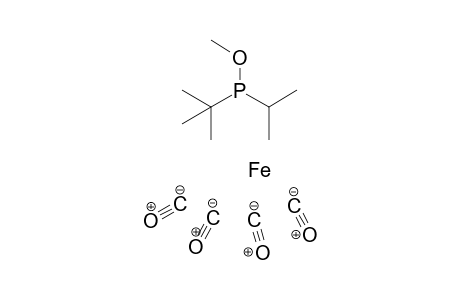 Iron tert-butyl-isopropyl-methoxy-phosphane tetracarbonyl