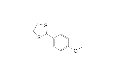 1,3-Dithiolane, 2-(4-methoxyphenyl)-