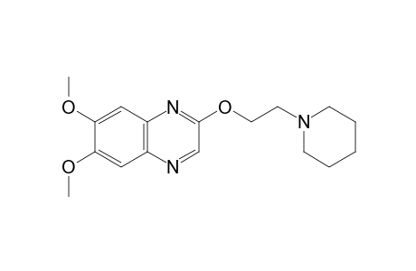 6,7-dimethoxy-2-(2-piperidinoethoxy)quinoxaline