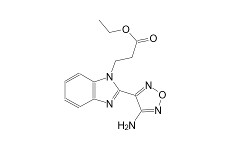 Ethyl 3-[2-(4-amino-1,2,5-oxadiazol-3-yl)-1H-benzimidazol-1-yl]propanoate