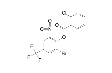 2-BROMO-6-NITRO-alpha,alpha,alpha-TRIFLUORO-p-CRESOL, o-CHLOROBENZOATE