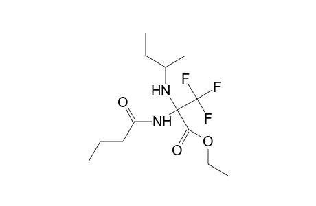 Ethyl 2-sec-butylamino-2-butyramido-3,3,3-trifluoropropionate