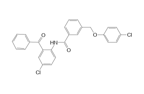 N-(2-benzoyl-4-chlorophenyl)-3-[(4-chlorophenoxy)methyl]benzamide