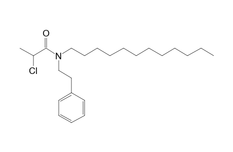 2-Chloropropanoyl amide, N-(2-phenylethyl)-N-dodecyl-